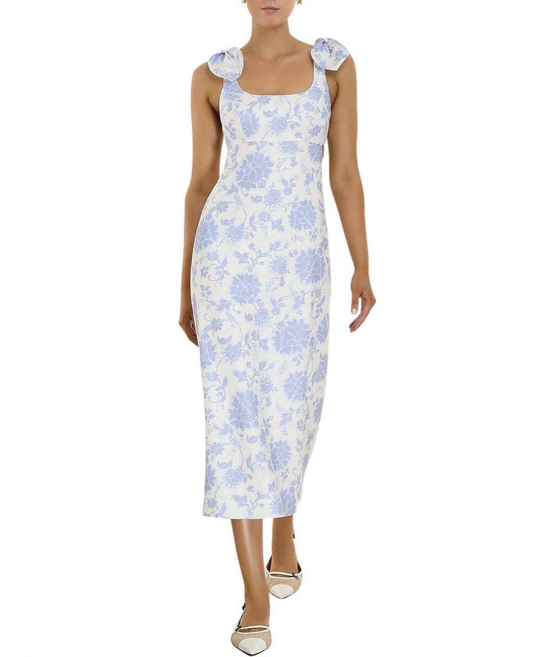 ZIMMERMANN Голубой льняной сарафан, фото 8