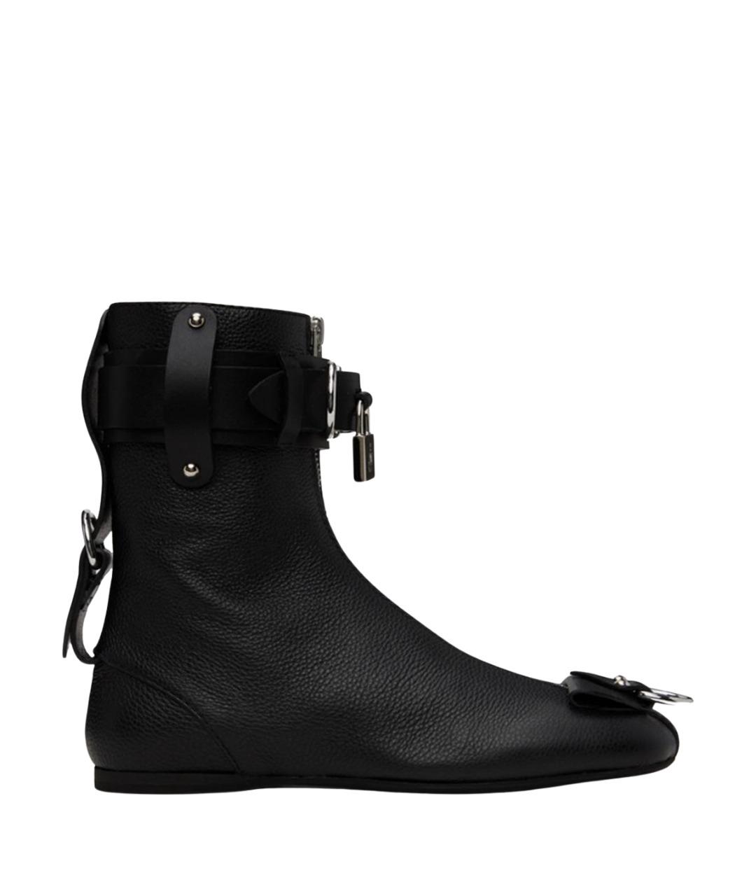 J.W.ANDERSON Черные ботинки из искусственной кожи, фото 1