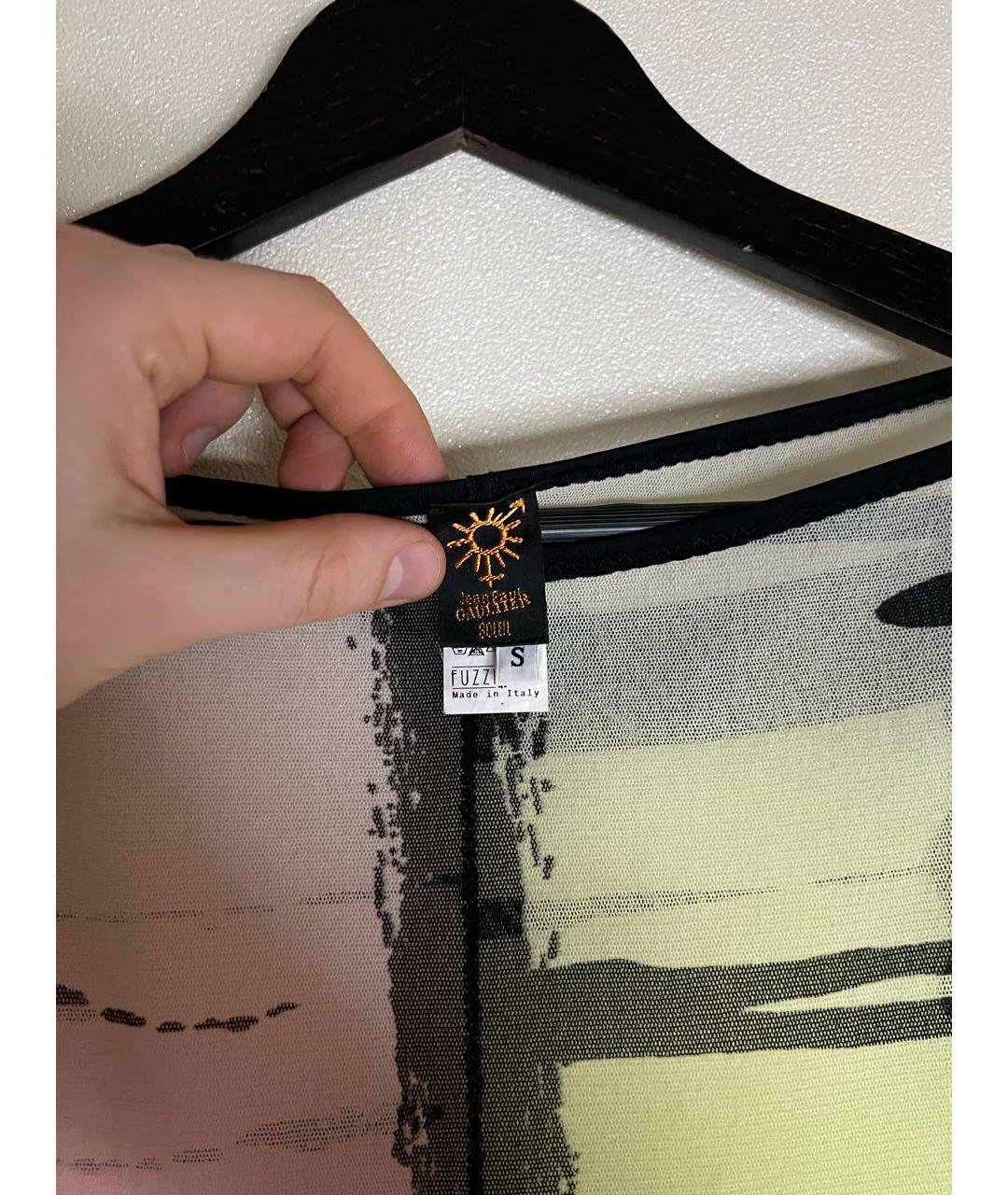 JEAN PAUL GAULTIER Мульти полиэстеровое платье, фото 8