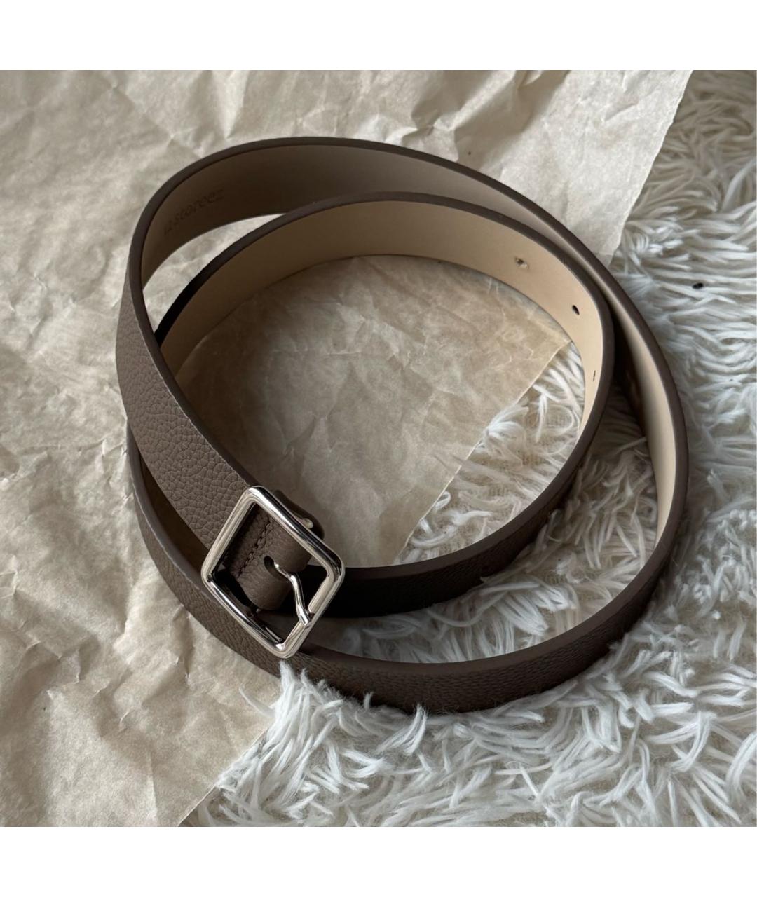 12 STOREEZ Коричневый кожаный ремень, фото 2
