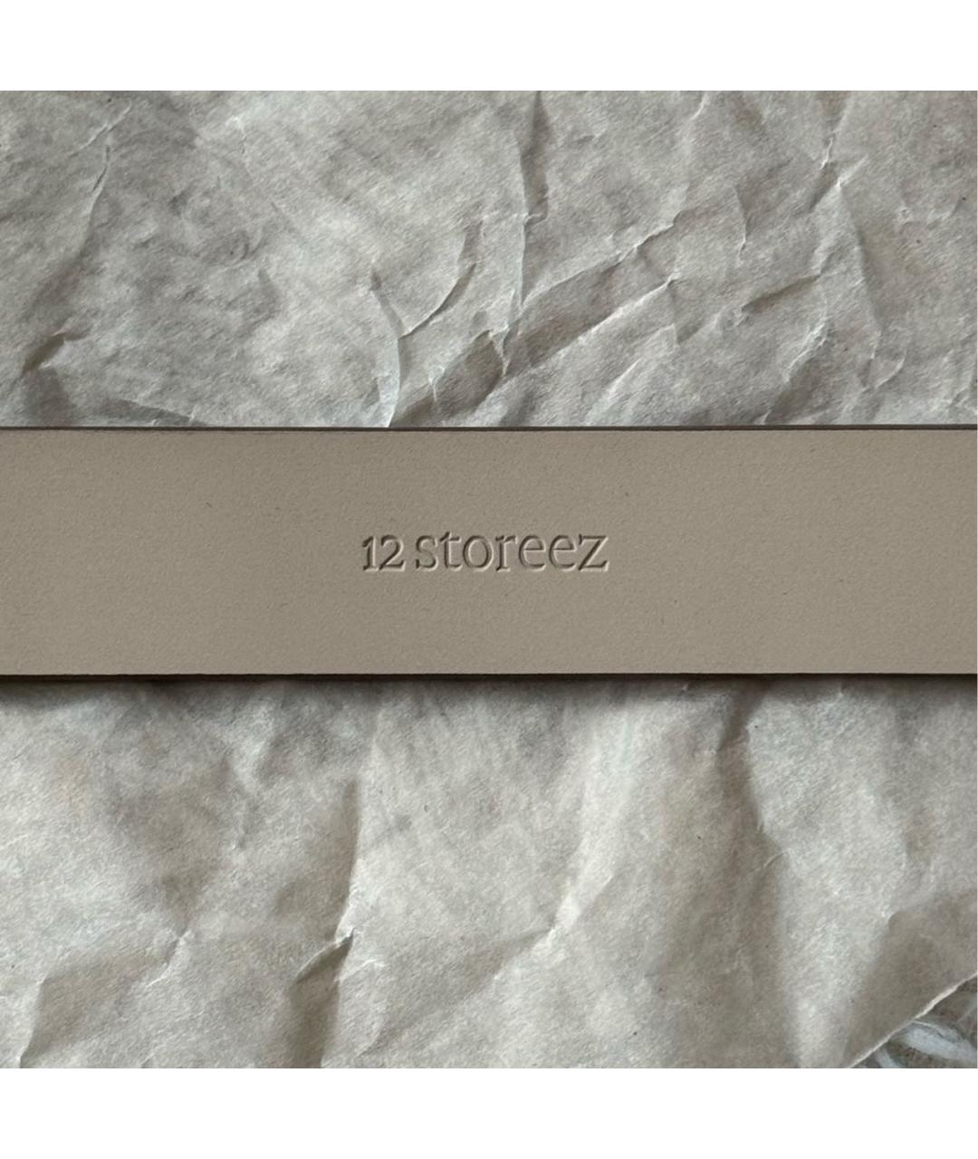 12 STOREEZ Коричневый кожаный ремень, фото 4