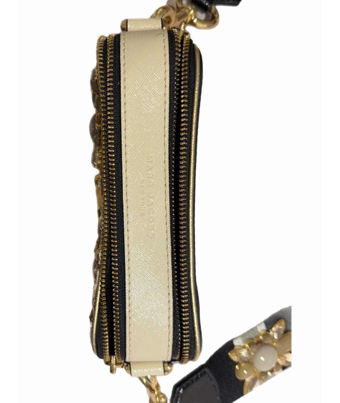 MARC JACOBS Бежевая кожаная сумка через плечо, фото 5