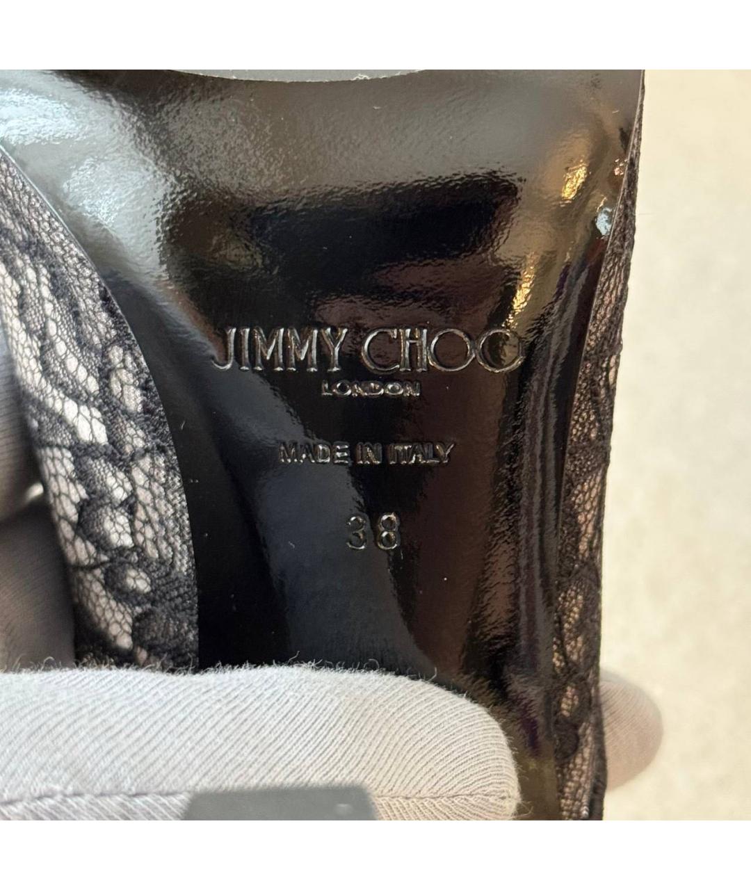 JIMMY CHOO Черные туфли, фото 4