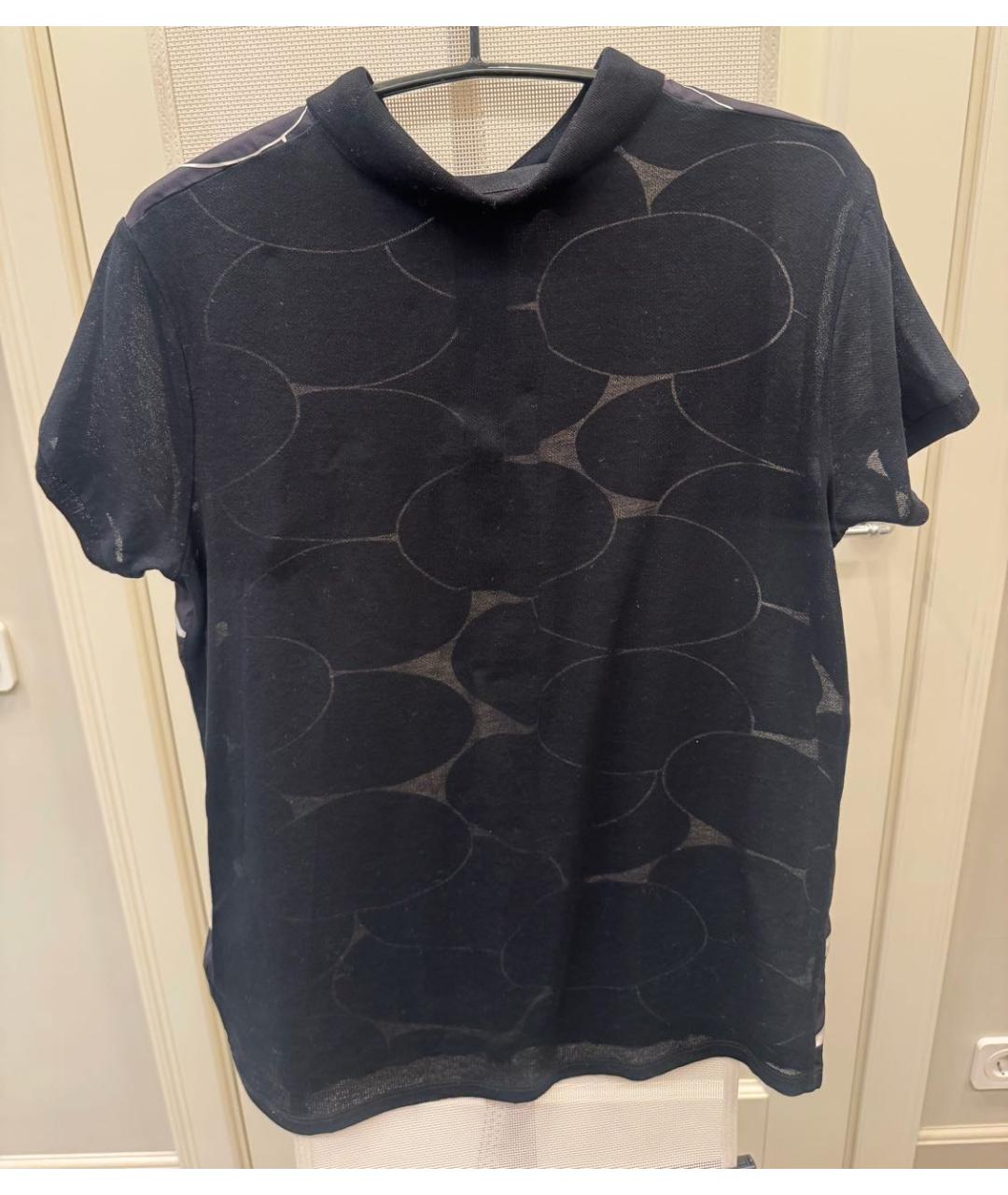 MONCLER Черный шелковый костюм с брюками, фото 4