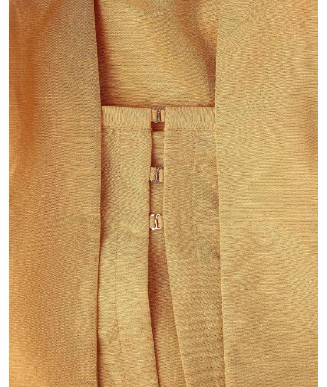 12 STOREEZ Горчичный льняной жилет, фото 4