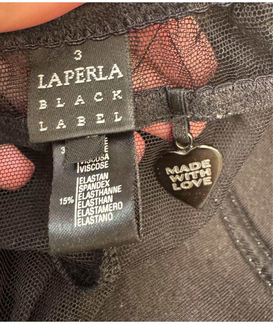 LA PERLA Черная пижамы и сорочки, фото 4