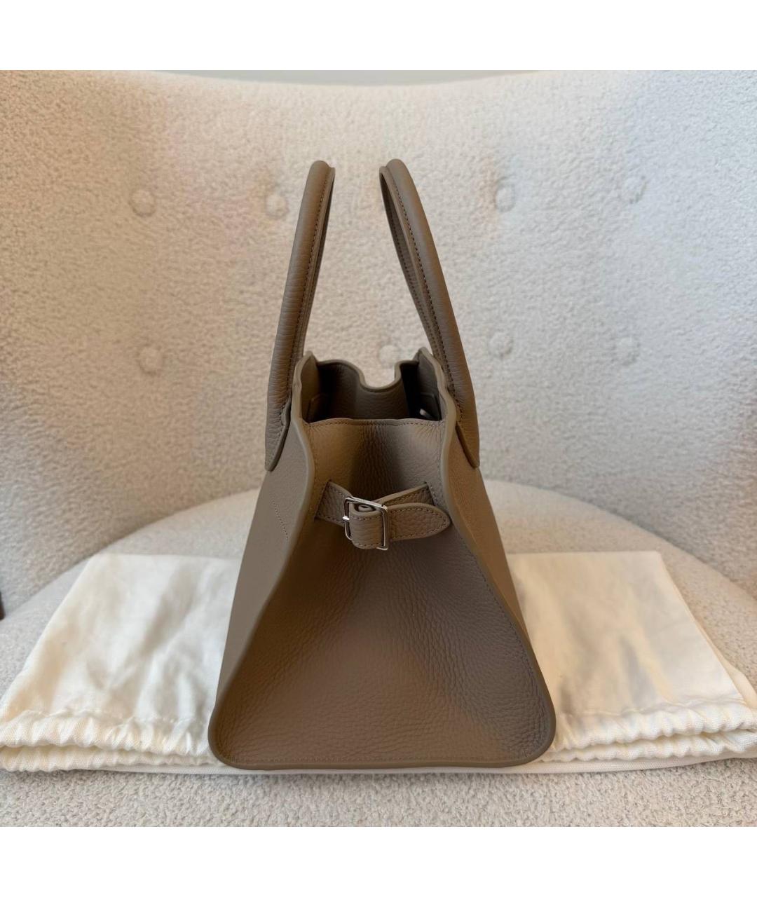 THE ROW Бежевая кожаная сумка через плечо, фото 4