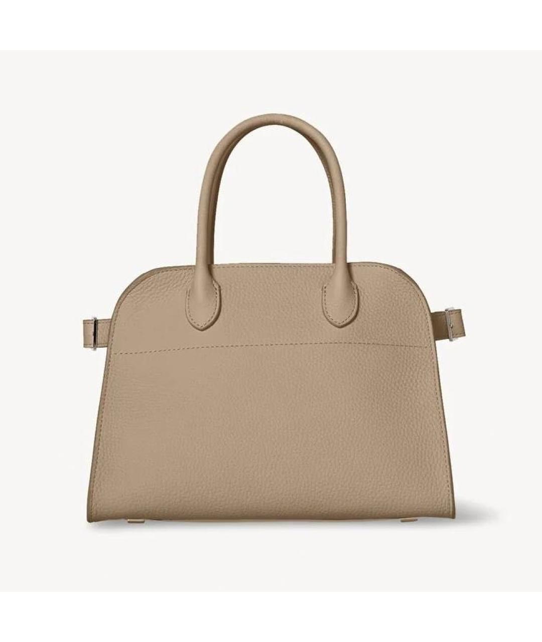 THE ROW Бежевая кожаная сумка через плечо, фото 9