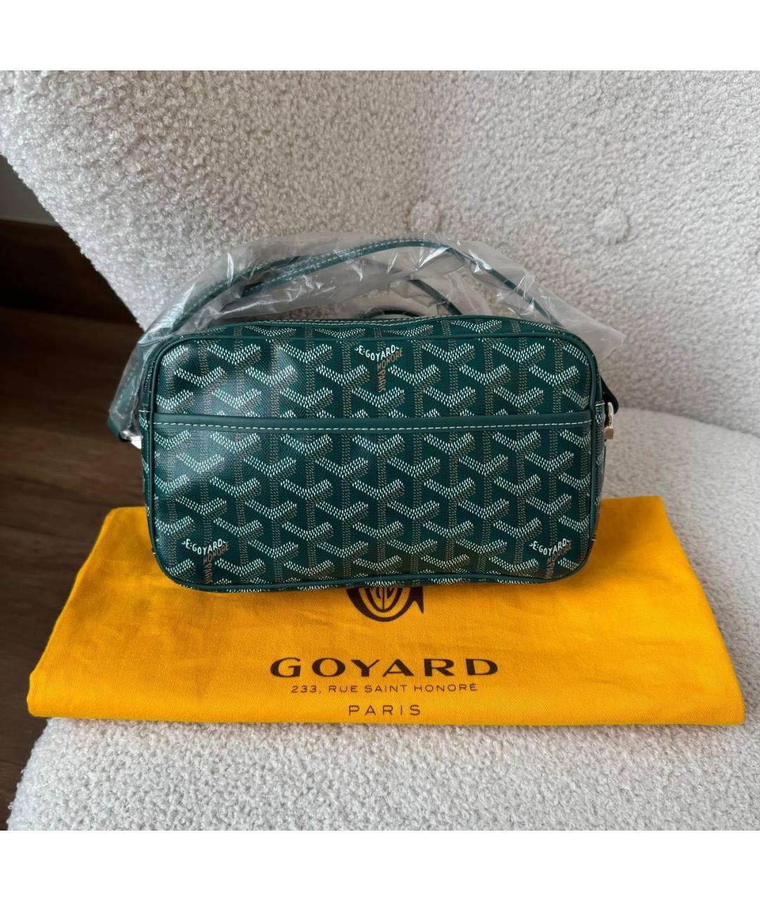 GOYARD Зеленая сумка на плечо, фото 2