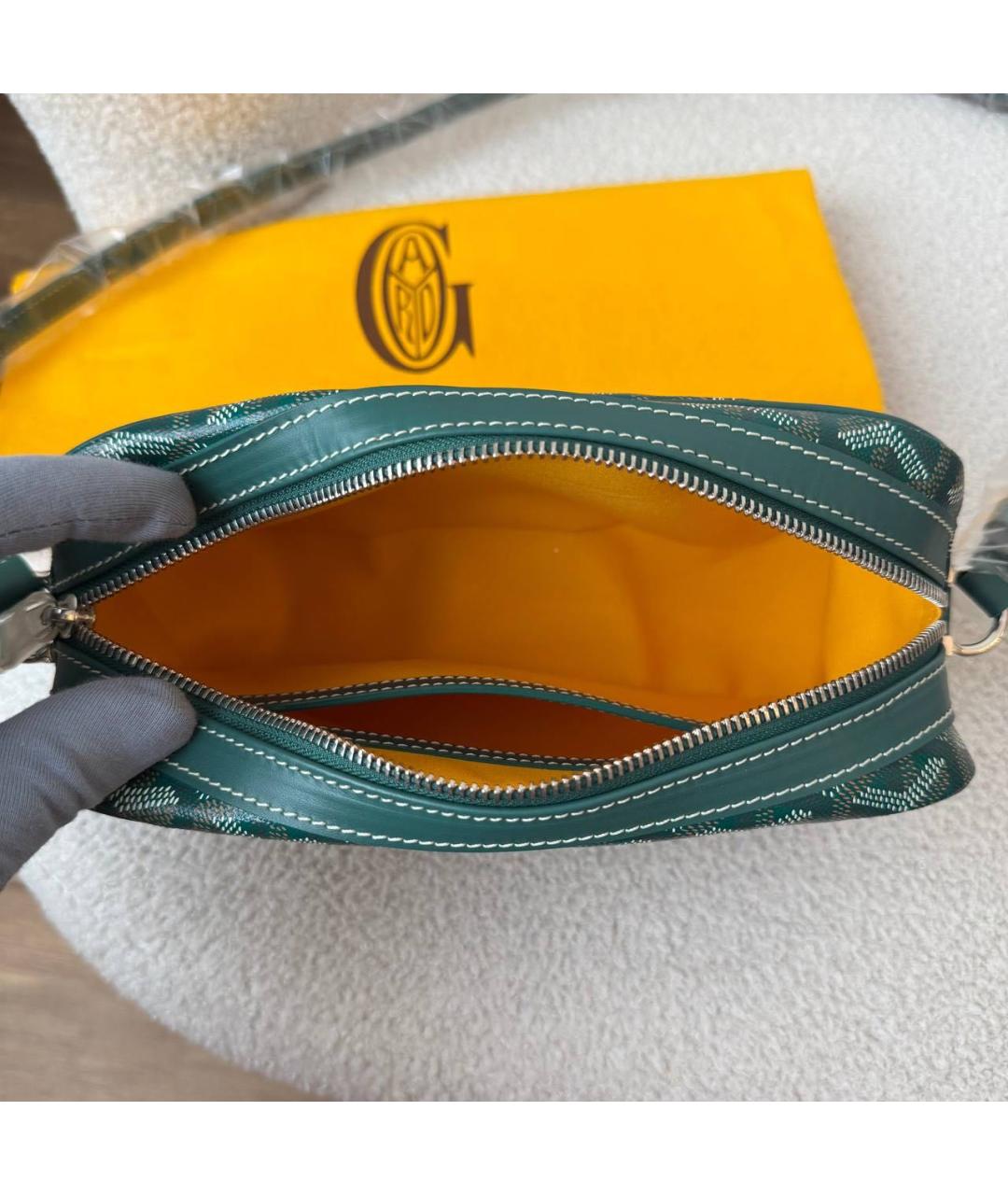 GOYARD Зеленая сумка на плечо, фото 3