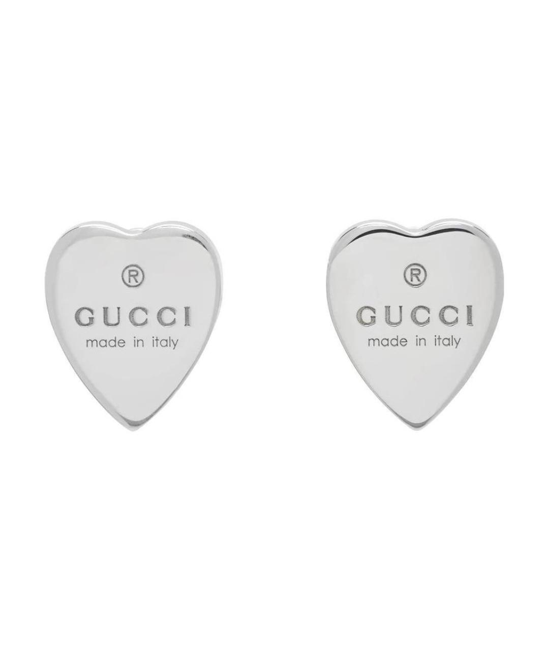 GUCCI Серебряные серьги, фото 1