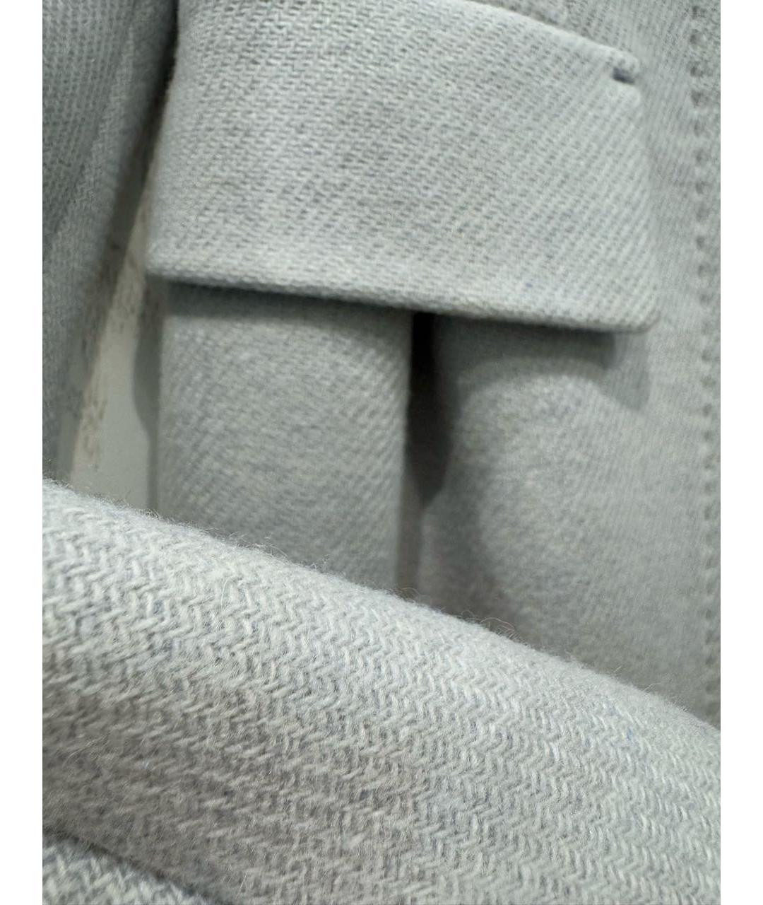 MAX&CO Голубое шерстяное пальто, фото 4