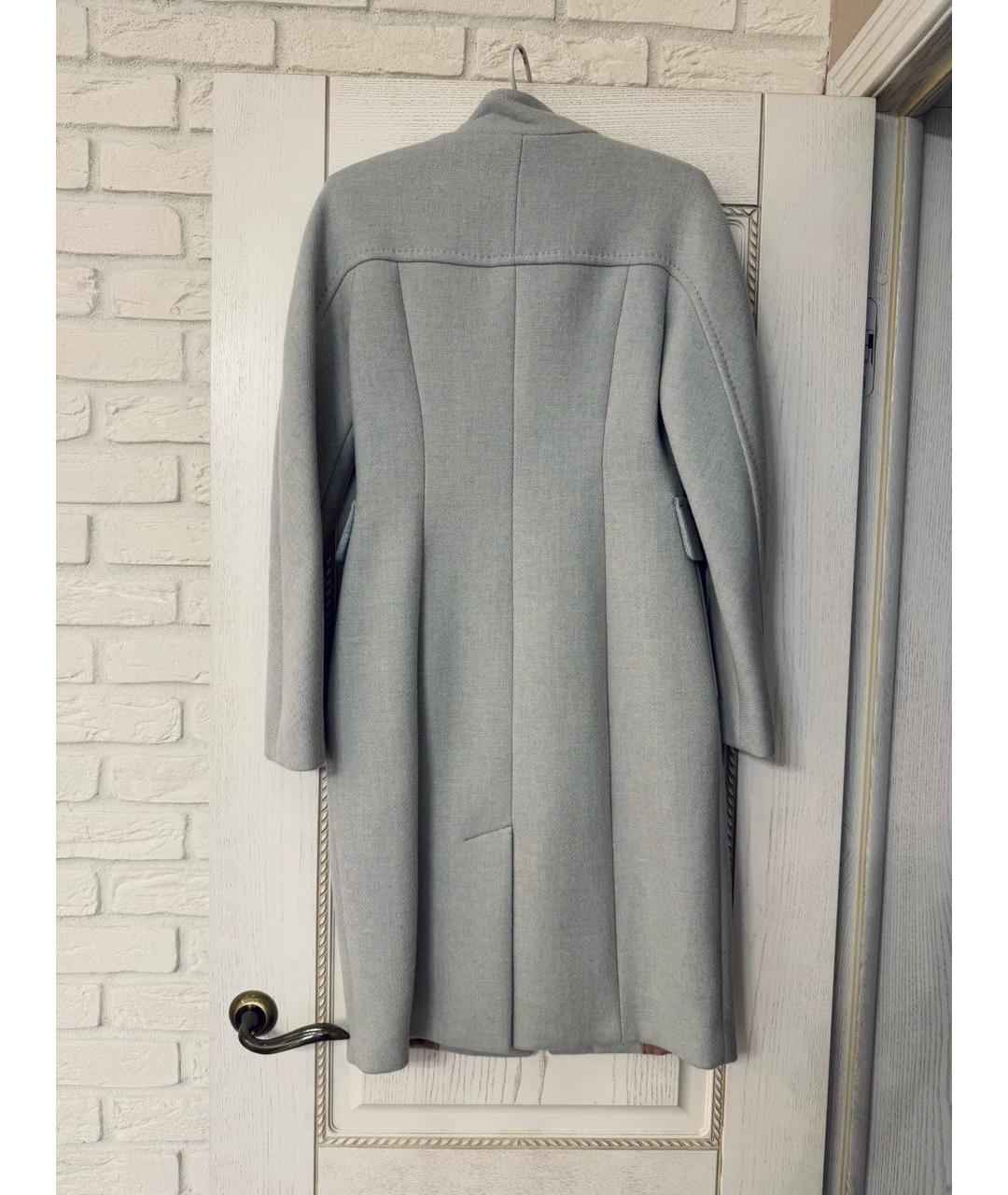 MAX&CO Голубое шерстяное пальто, фото 2