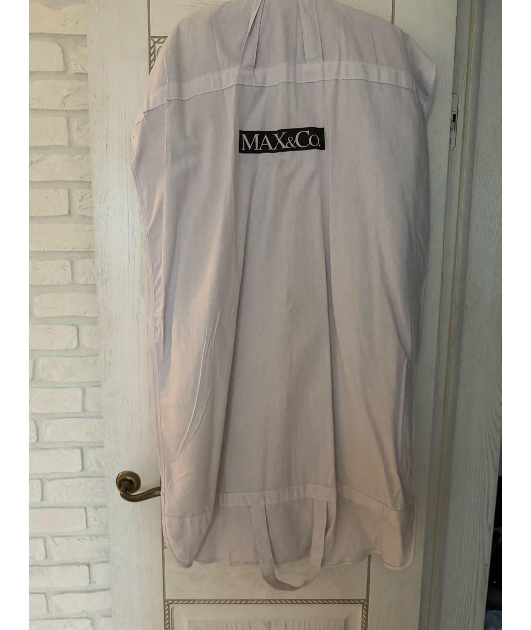 MAX&CO Голубое шерстяное пальто, фото 8