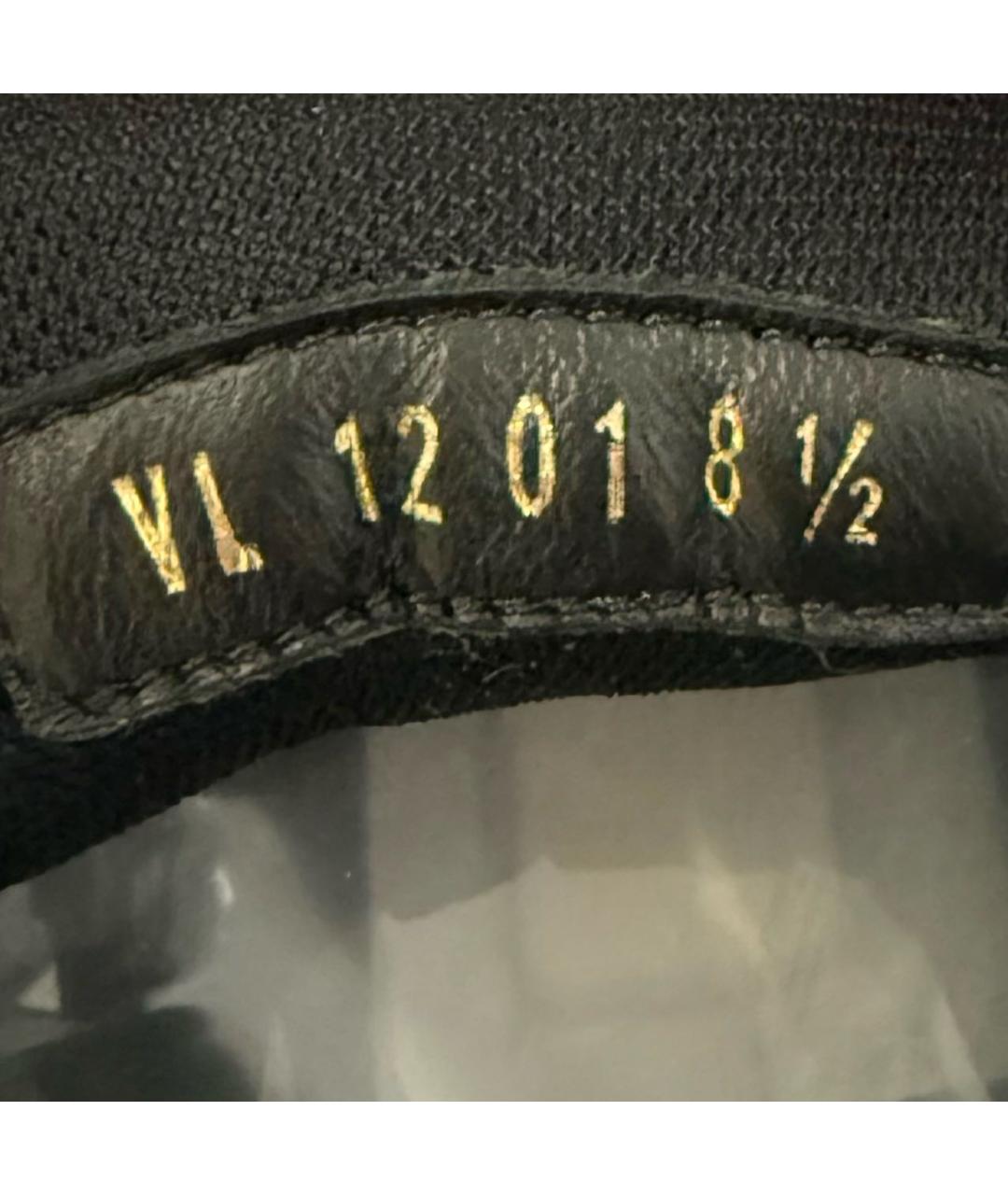 LOUIS VUITTON Черные низкие кроссовки / кеды, фото 6