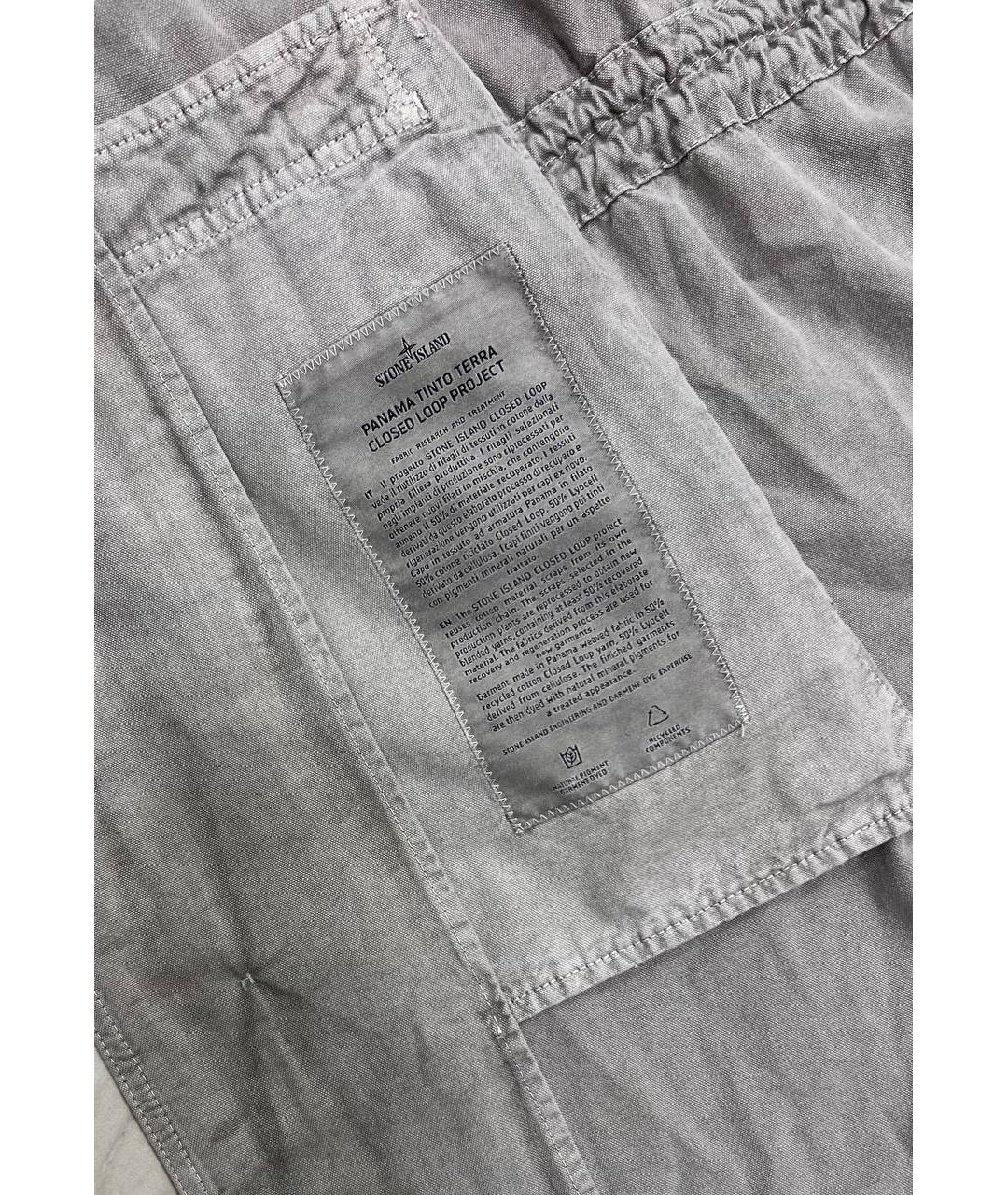 STONE ISLAND Серый тренч / плащ, фото 6