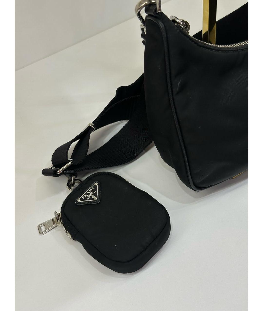 PRADA Черная сумка через плечо, фото 3