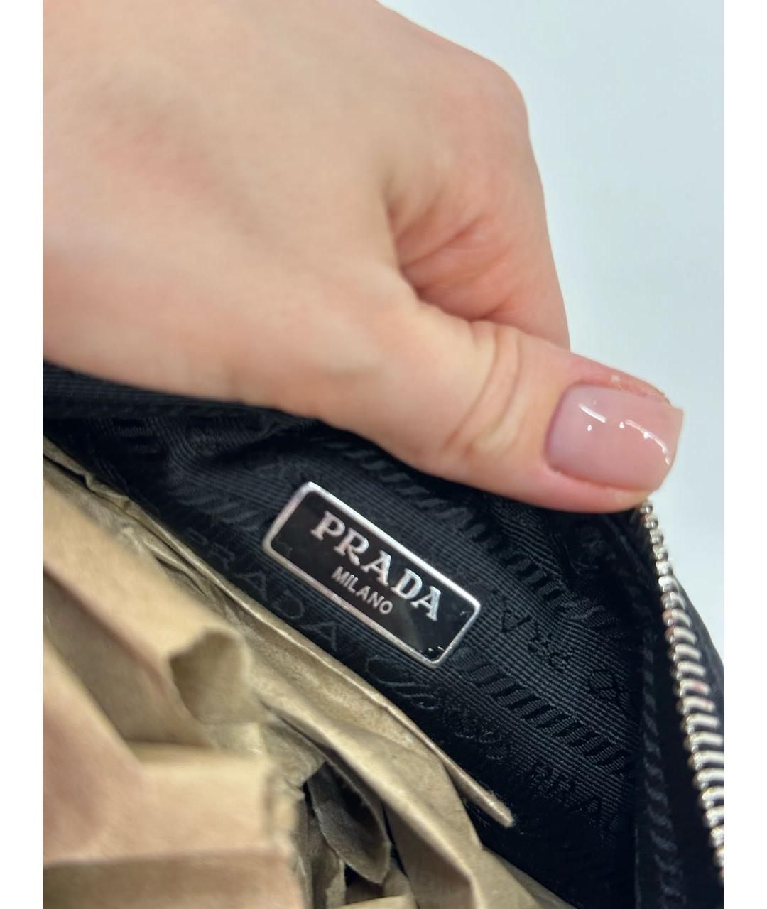 PRADA Черная сумка через плечо, фото 9