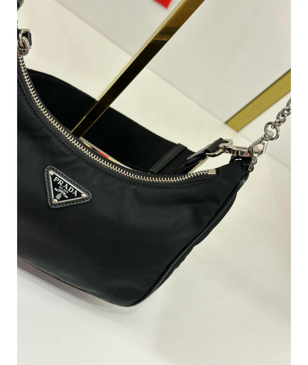 PRADA Черная сумка через плечо, фото 4