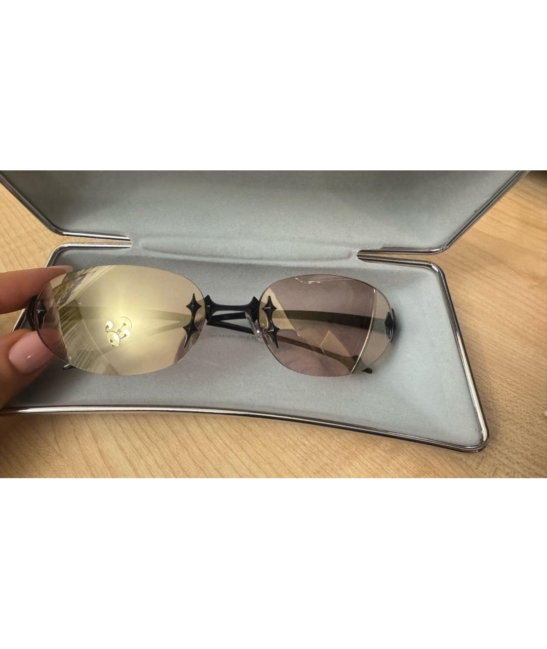 GENTLE MONSTER Оранжевое металлические солнцезащитные очки, фото 2