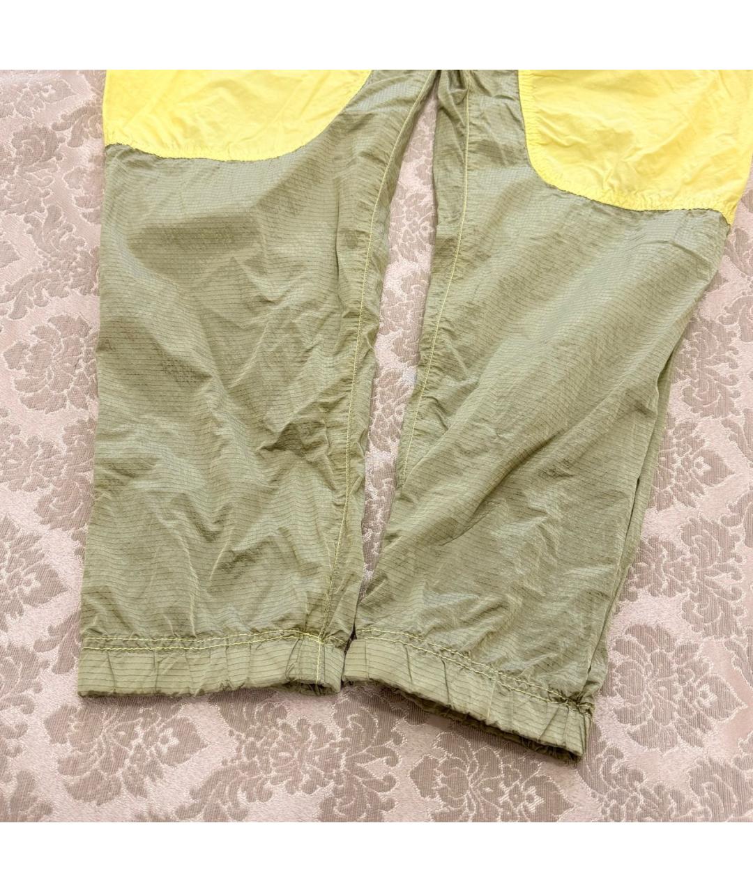 STONE ISLAND Зеленые классические брюки, фото 3