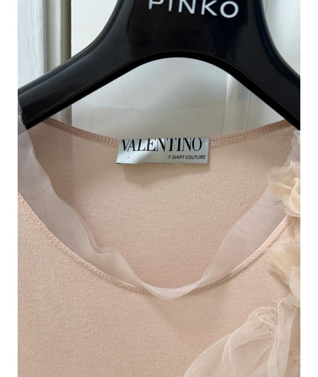 VALENTINO Розовая майка, фото 3