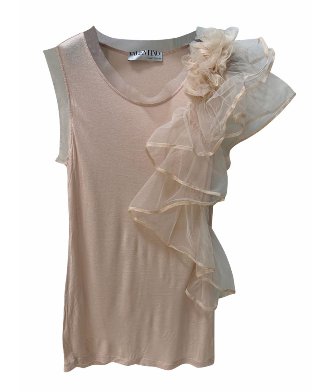VALENTINO Розовая майка, фото 1