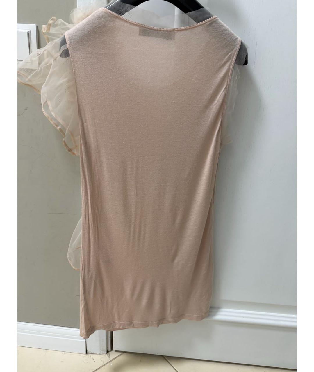 VALENTINO Розовая майка, фото 4