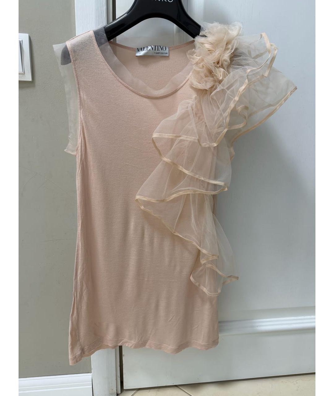 VALENTINO Розовая майка, фото 2