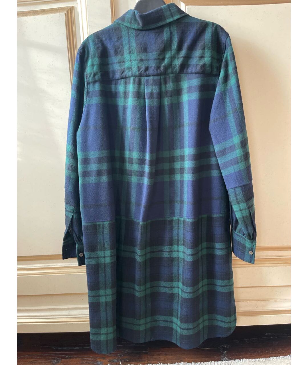 BURBERRY Зеленые шерстяное платье, фото 2
