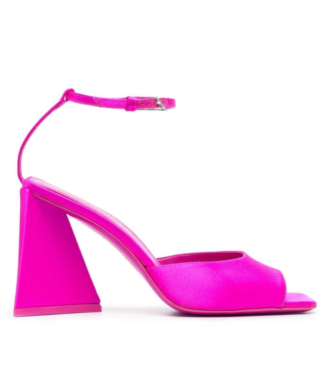 THE ATTICO Фуксия текстильные босоножки, фото 1