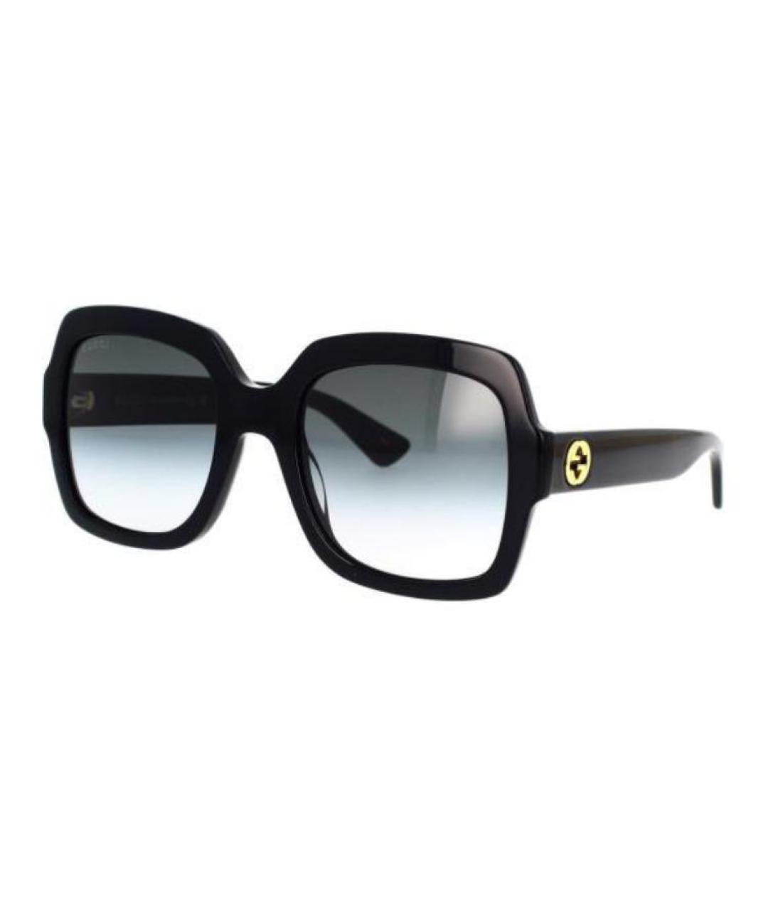 GUCCI Черные пластиковые солнцезащитные очки, фото 1