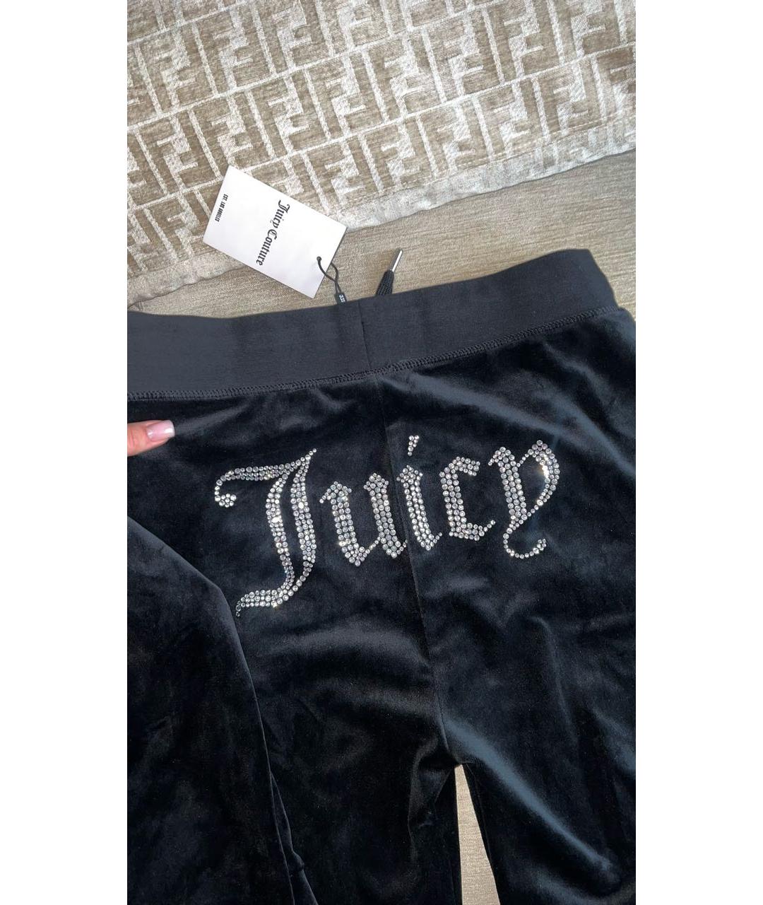 JUICY COUTURE Черный велюровый спортивные костюмы, фото 7