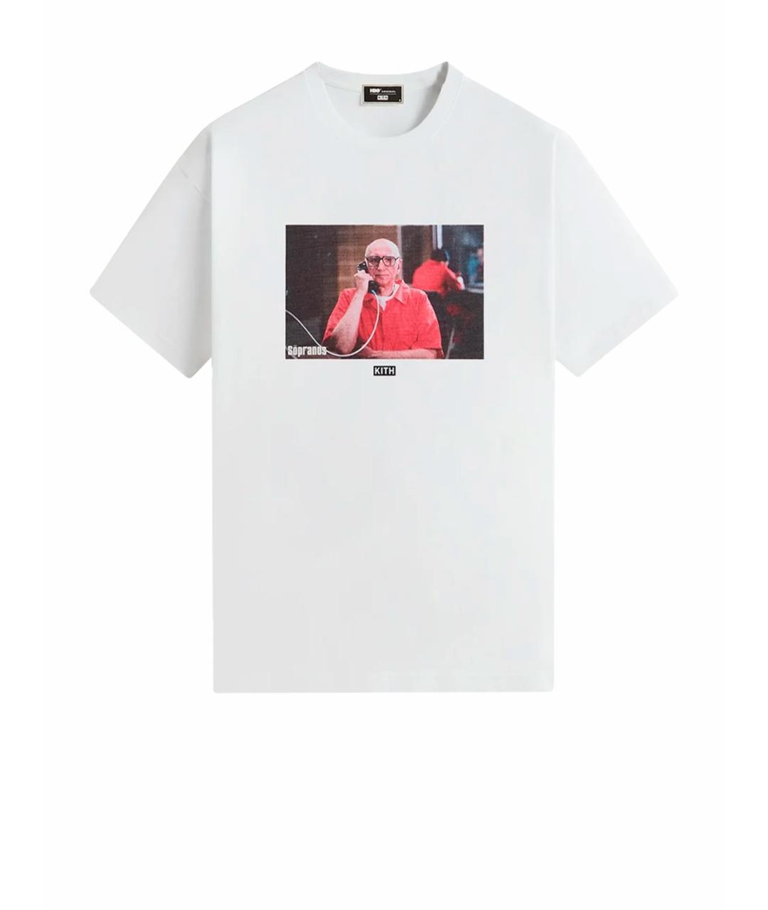 KITH Белая хлопковая футболка, фото 1