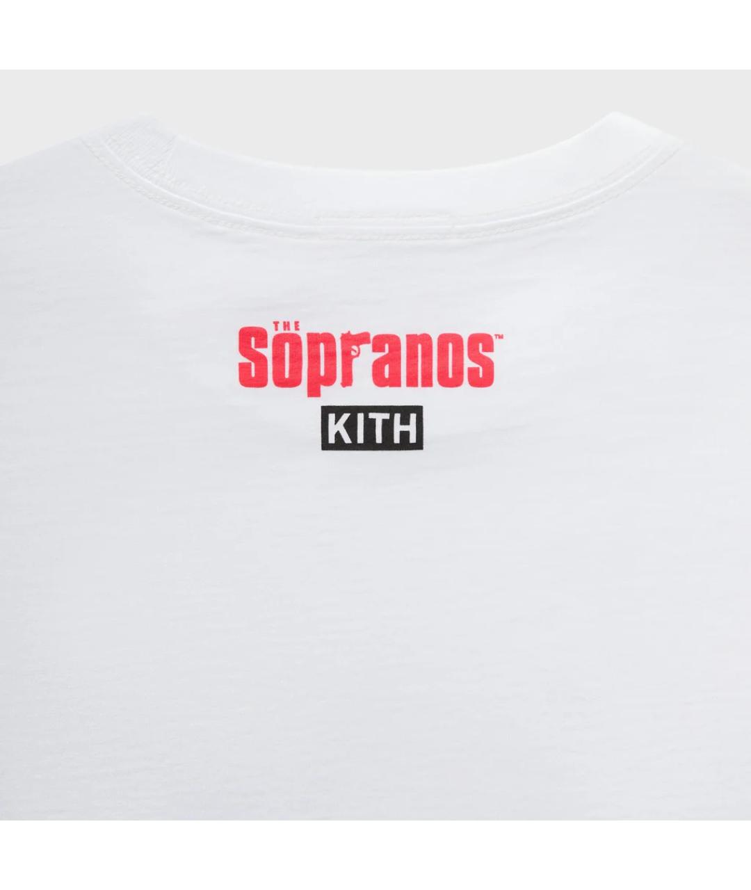 KITH Белая хлопковая футболка, фото 4