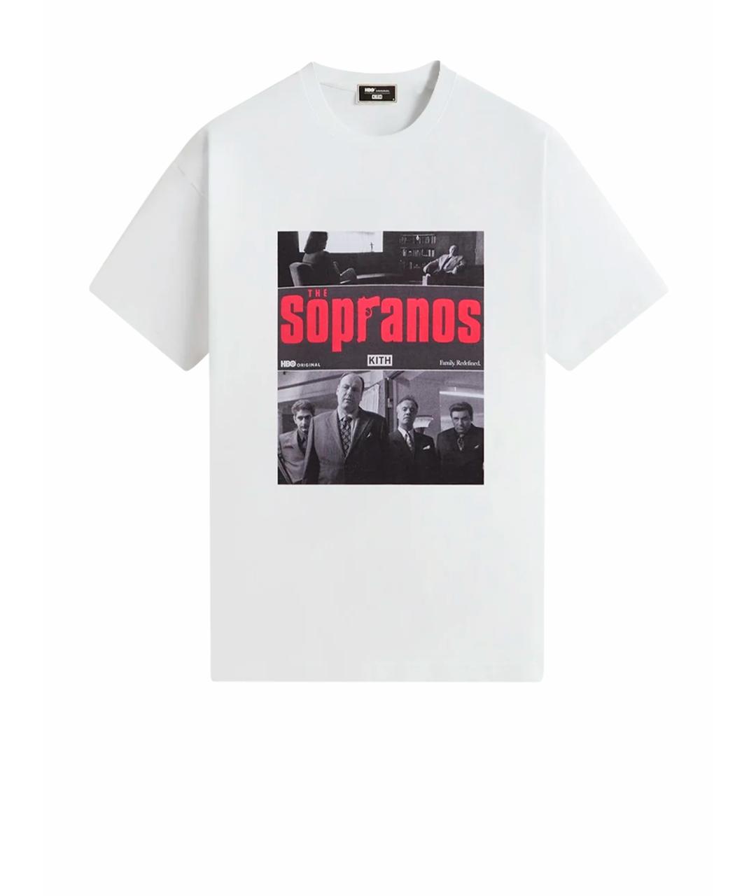 KITH Белая хлопковая футболка, фото 1