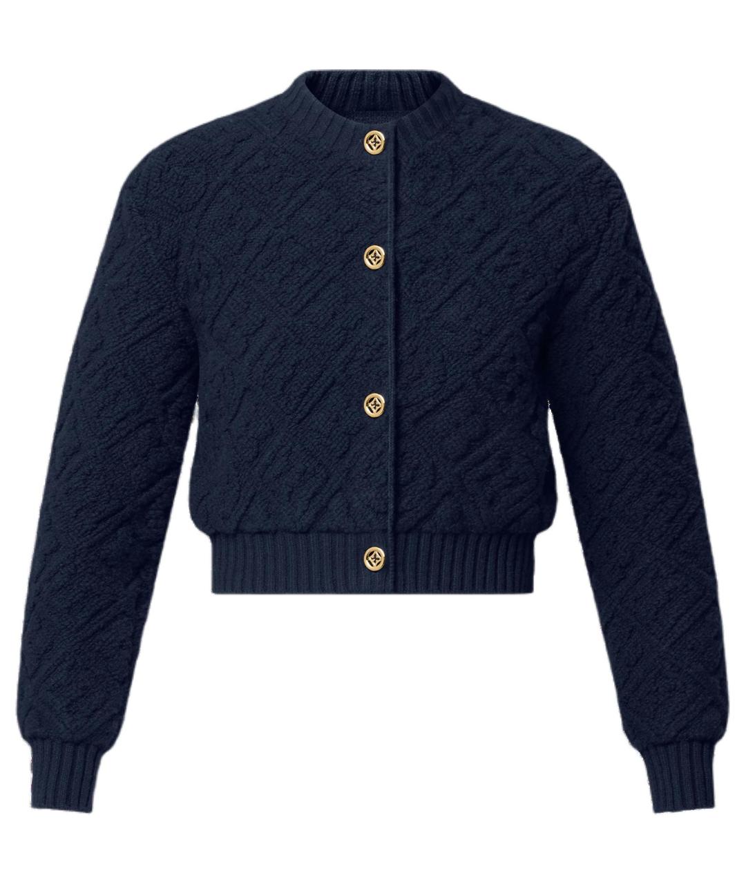 LOUIS VUITTON Синий кардиган, фото 1