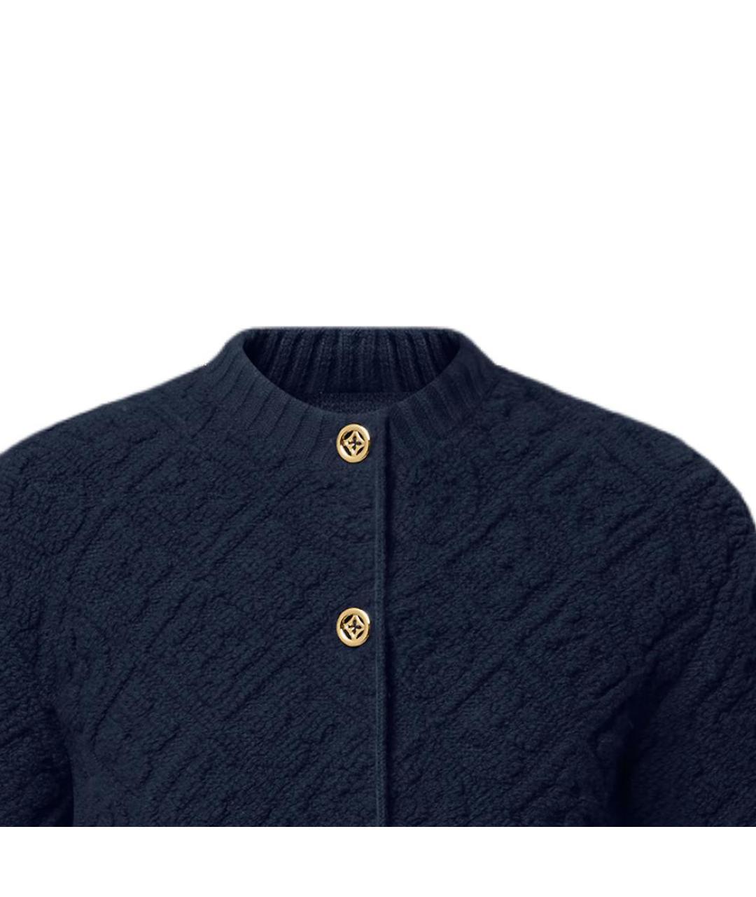 LOUIS VUITTON Синий кардиган, фото 4