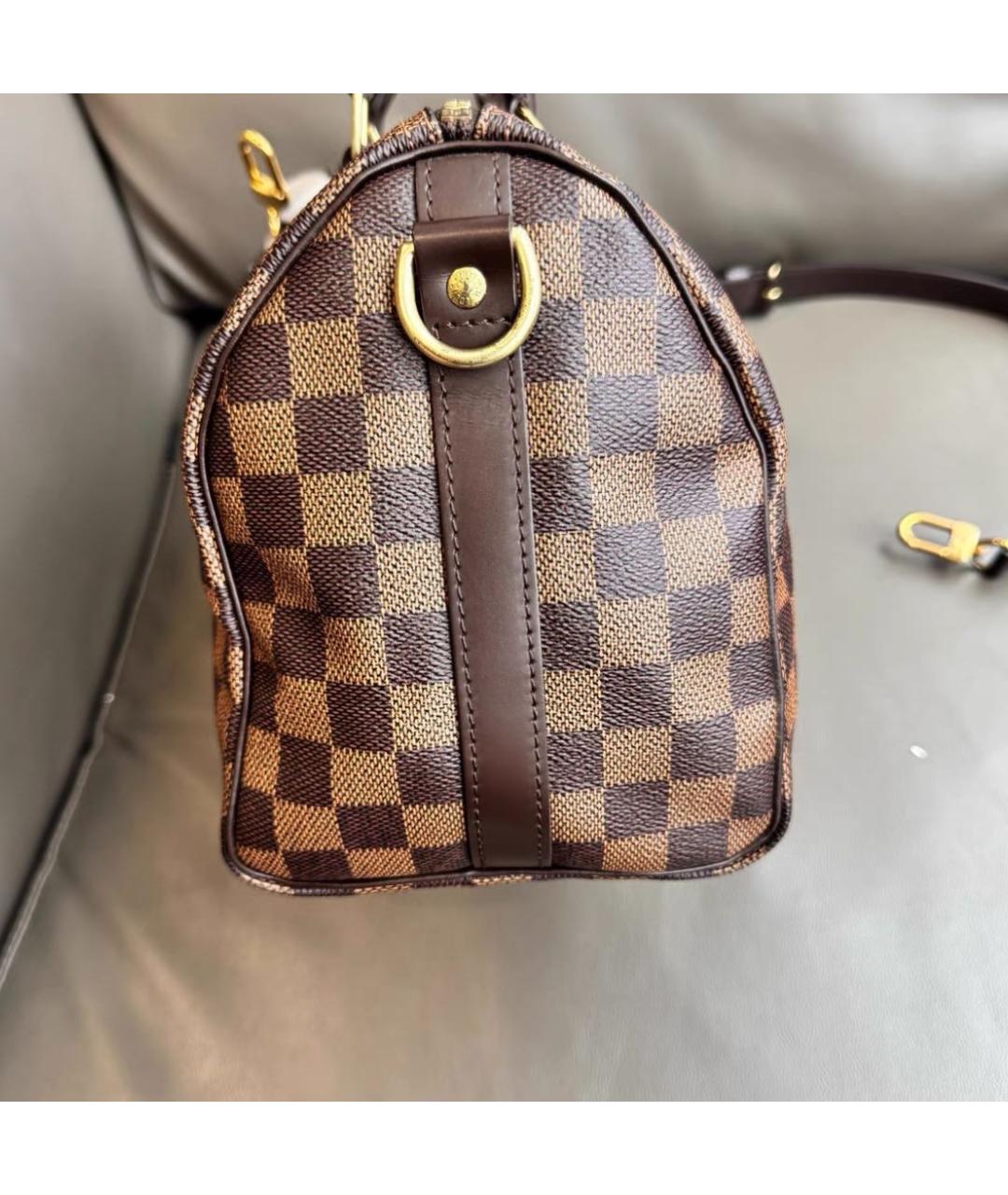LOUIS VUITTON Коричневая сумка через плечо, фото 4