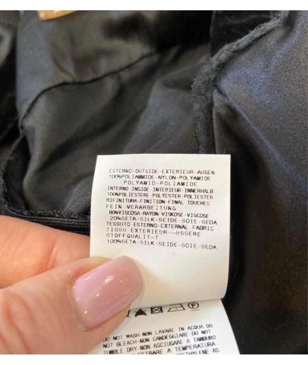 JOHN GALLIANO Черное шелковое вечернее платье, фото 8