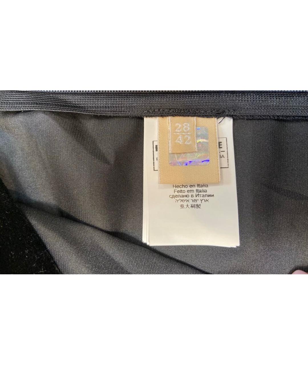 JOHN GALLIANO Черное шелковое вечернее платье, фото 7