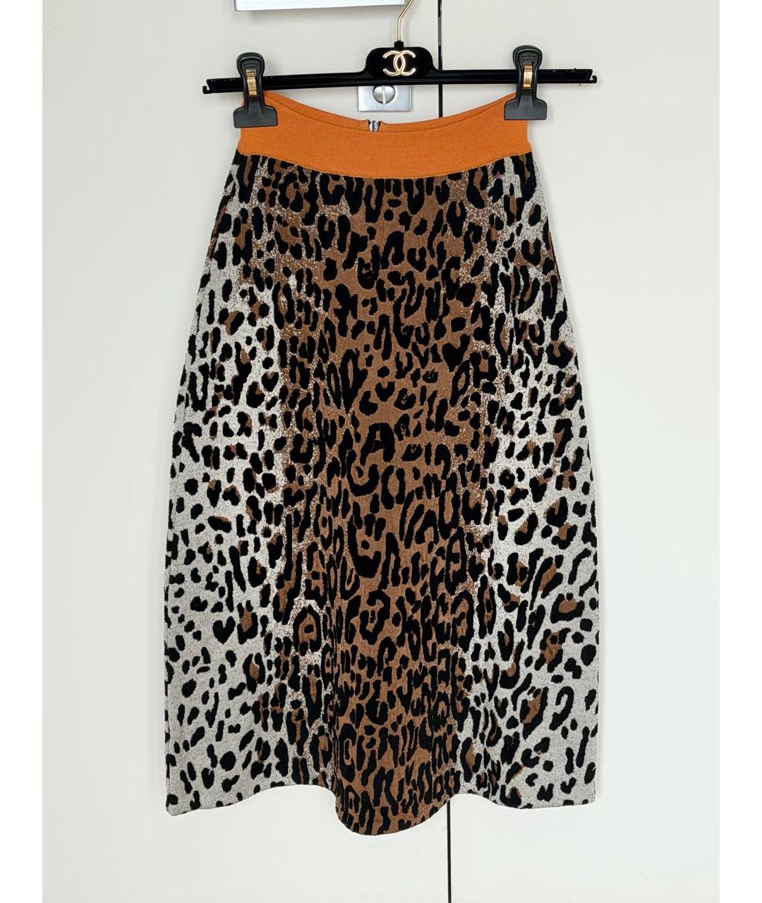 STELLA MCCARTNEY Мульти вискозная юбка миди, фото 7