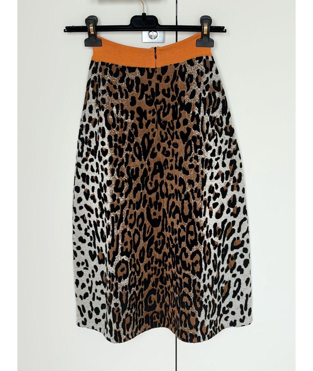 STELLA MCCARTNEY Мульти вискозная юбка миди, фото 2