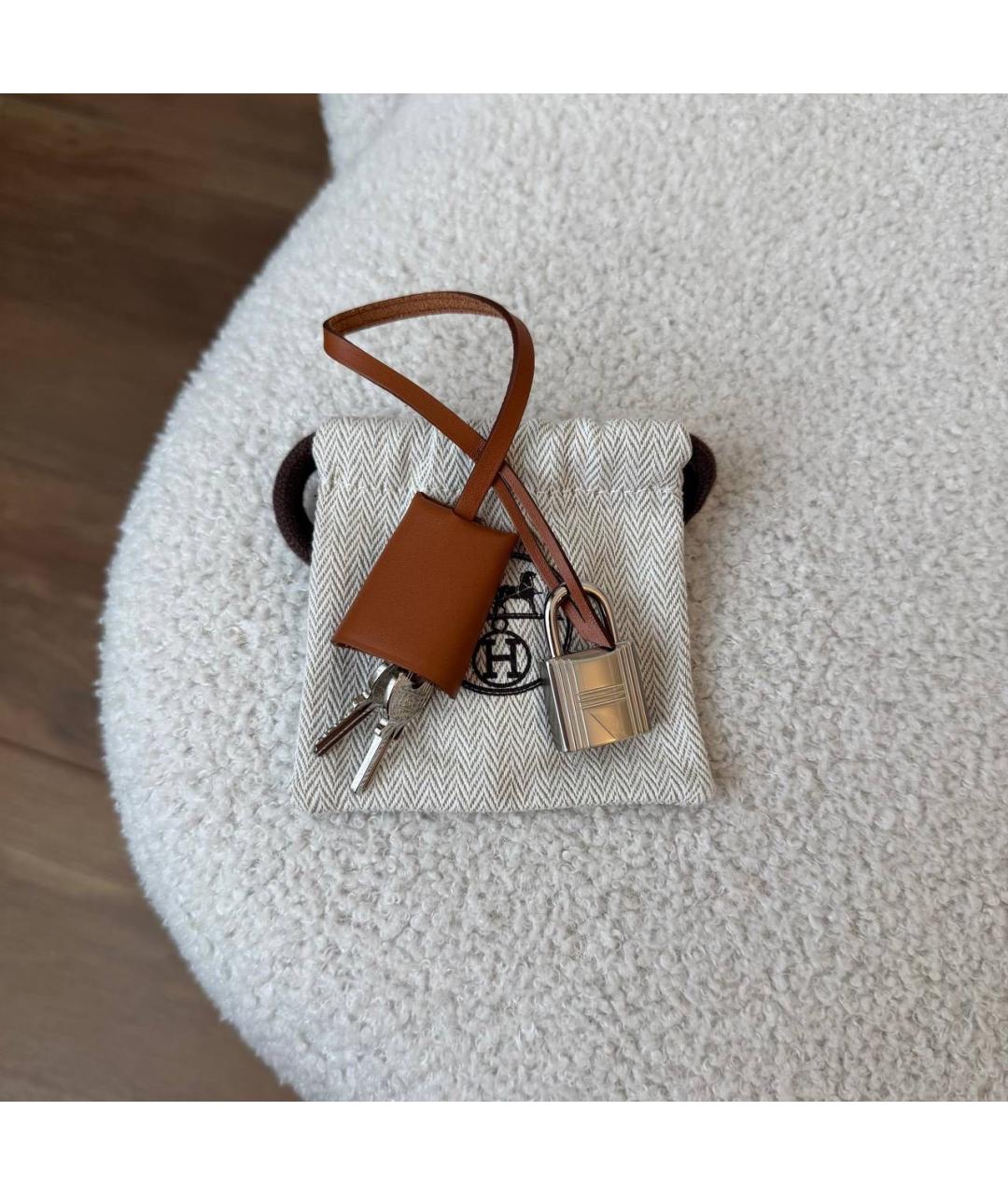 HERMES Тканевая сумка через плечо, фото 7