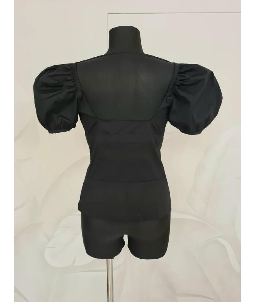 PRADA Черная хлопковая майка, фото 2