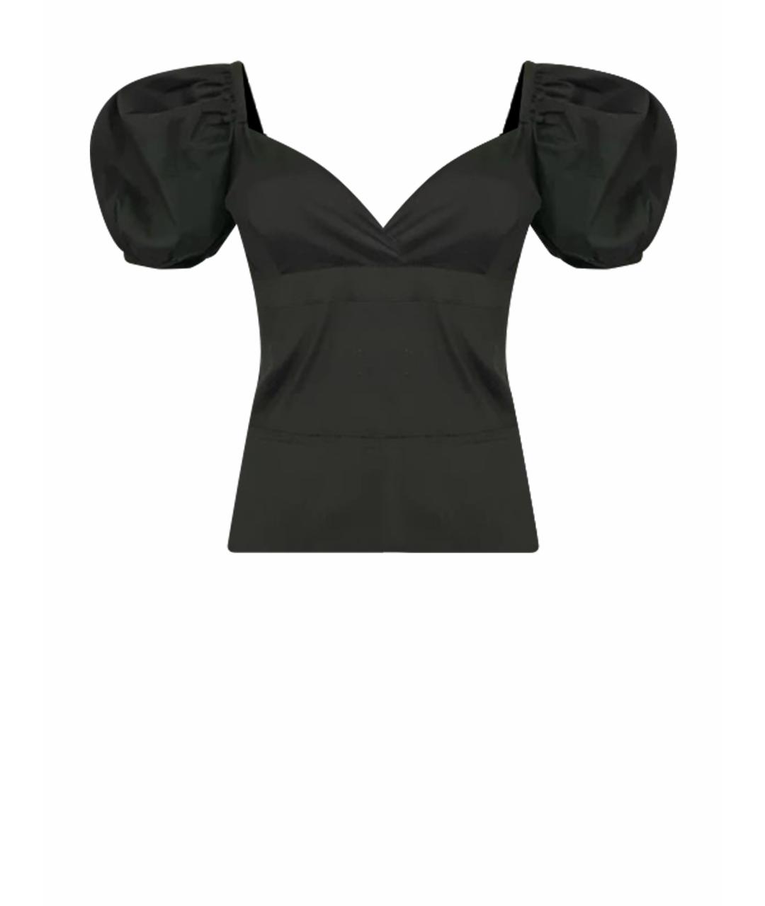 PRADA Черная хлопковая майка, фото 1