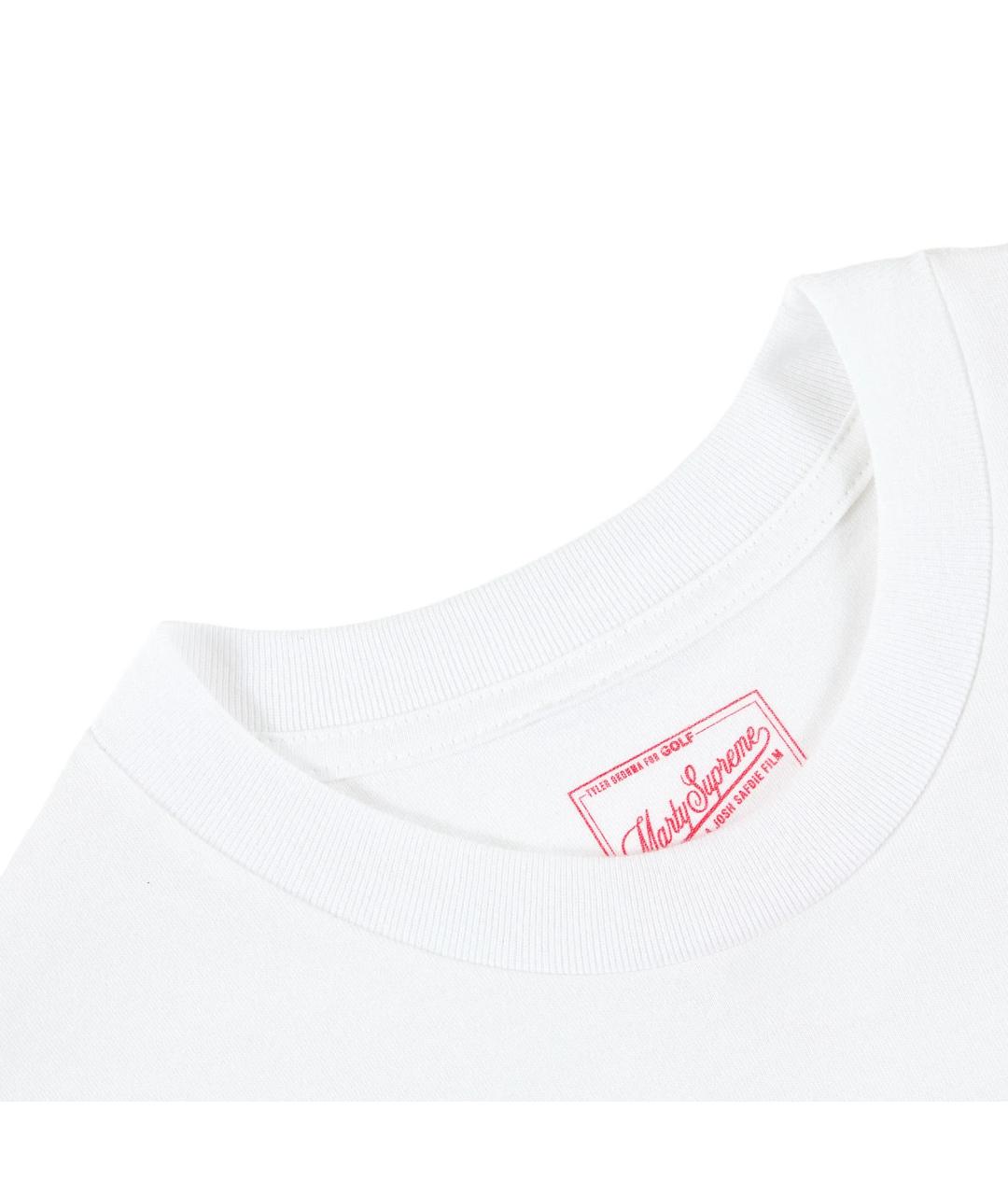 Golf Le Fleur Белая хлопковая футболка, фото 4