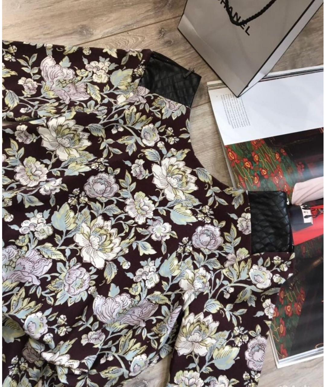 TWIN-SET Бежевое хлопковое повседневное платье, фото 4