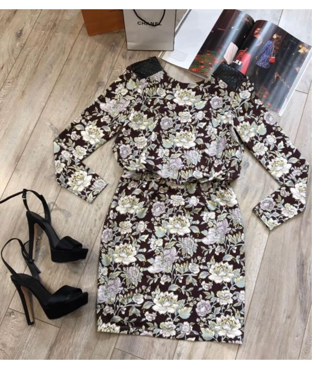 TWIN-SET Бежевое хлопковое повседневное платье, фото 6