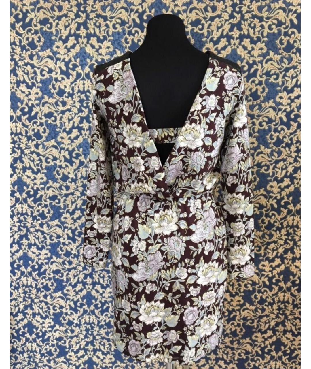 TWIN-SET Бежевое хлопковое повседневное платье, фото 2